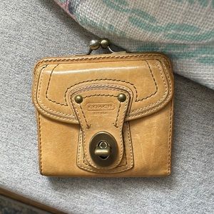 Coach legacy vachetta leather wallet